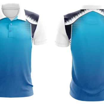 Blue Dynamic Polo Shirt