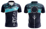 Mahadev Trishul & Musical Notes Polo Shirt